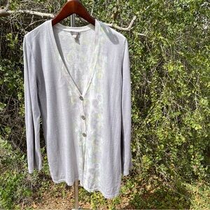 Gray and Multi Color Sweater